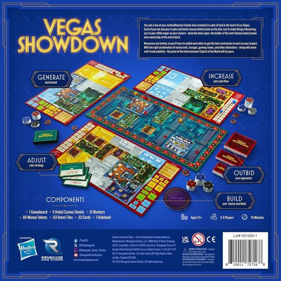 Vegas Showdown Board Game | Bidding & Strategy Game - Picture 6 of 6